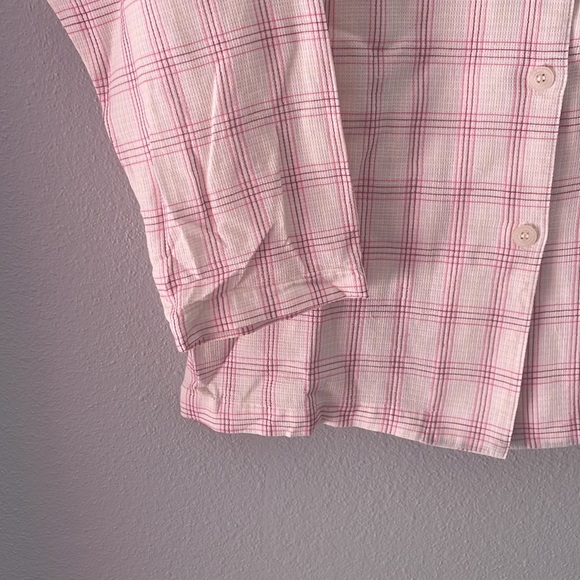 BURBERRY WOMENS PLAID BUTTON UP SHIRT - Picture 4 of 6